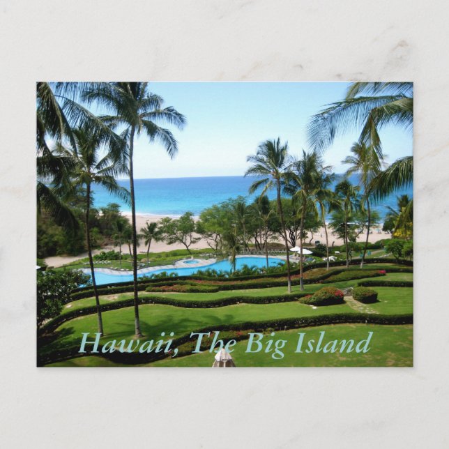 Carte Postale Hawaii, Big Island (Devant)
