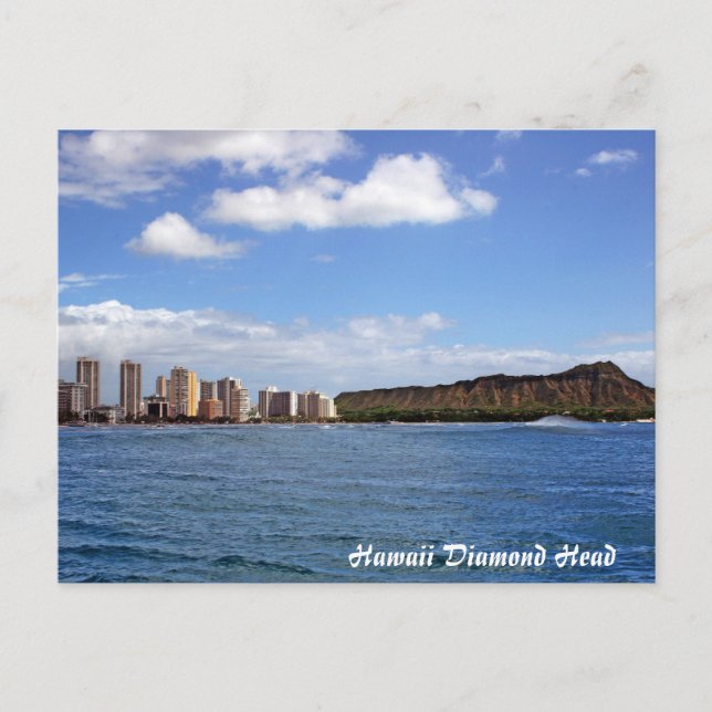 Carte Postale Hawaii Diamond Head (Devant)