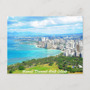 Carte Postale Hawaii Diamond Head Island