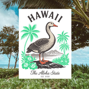 Carte Postale Hawaii l'État Aloha Établi en 1959 Nēnē Voyage