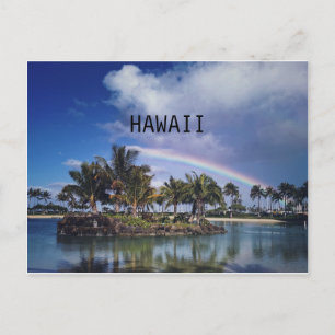 CARTE POSTALE HAWAII RAINBOW