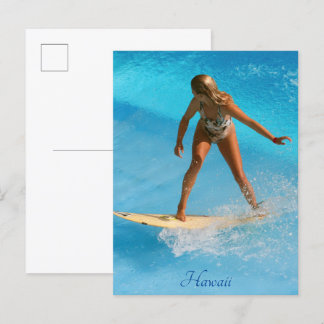 Carte postale Hawaii Surfer