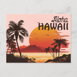 Carte postale Hawaii vintage