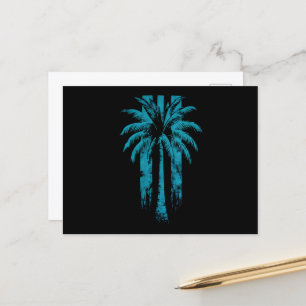 Carte Postale Hawaiian Beach Summer Vacances Tropical Palm Tree