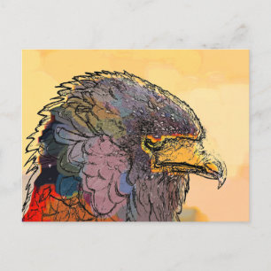 CARTE POSTALE HAWK