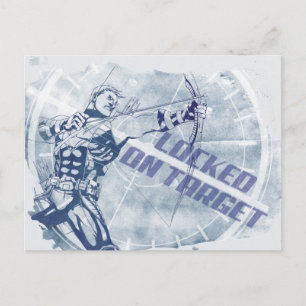Carte Postale Hawkeye Verrouillé Sur La Cible