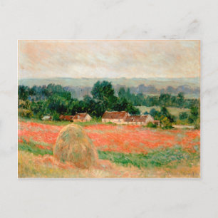 Carte Postale Haystack à Giverny, Claude Monet