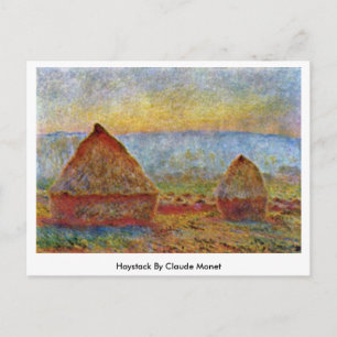 Carte Postale Haystack Par Claude Monet