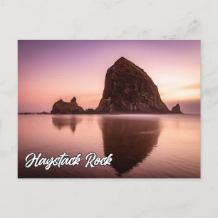 Carte Postale Haystack Rock, Côte De L'Oregon, États-Unis