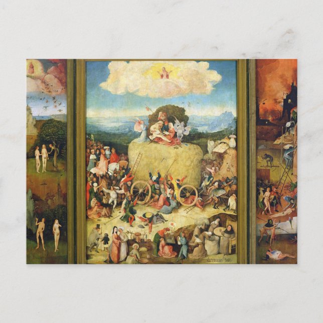 Carte Postale Haywain, 1515 (Devant)