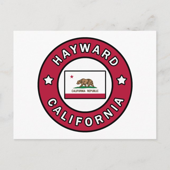 Carte Postale Hayward Californie (Devant)