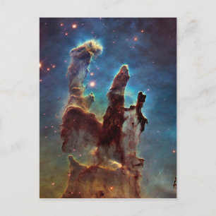 Carte Postale HDR Eagle Nebula Piliers de la Création