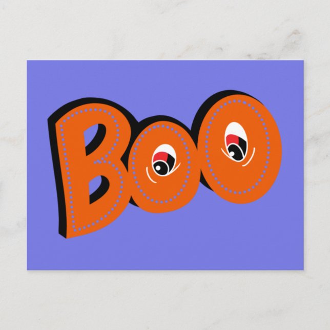 Carte Postale Hé Chéri T'ai-je fait peur Typographie Dessin Art (Devant)