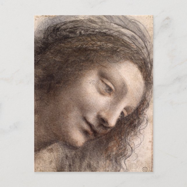 Carte Postale Head of Virgin (Devant)