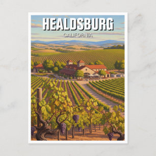 Carte Postale Healdsburg California Travel