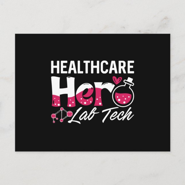 Carte Postale Healthcare Hero Lab Tech Laboratory Technician (Devant)