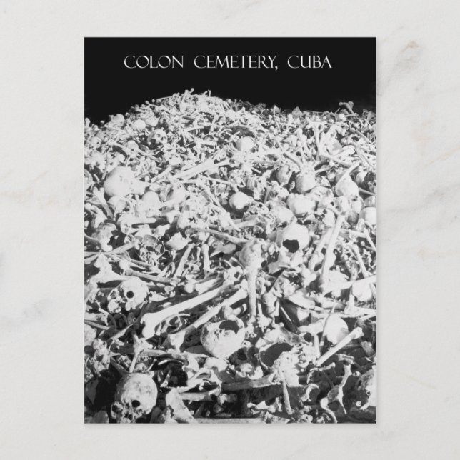 Carte Postale Heap of Bones in the Colon Cemetery, Cuba (Devant)