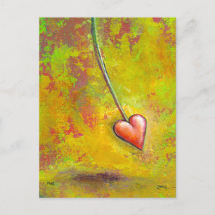 Carte Postale Heart in Motion - art de peinture contemporaine am