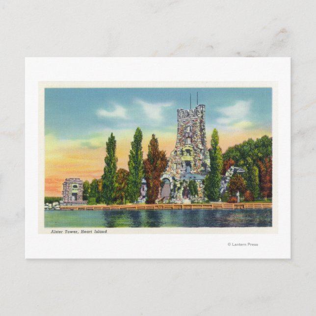 Carte Postale Heart Island Vue sur la tour Alster (Devant)