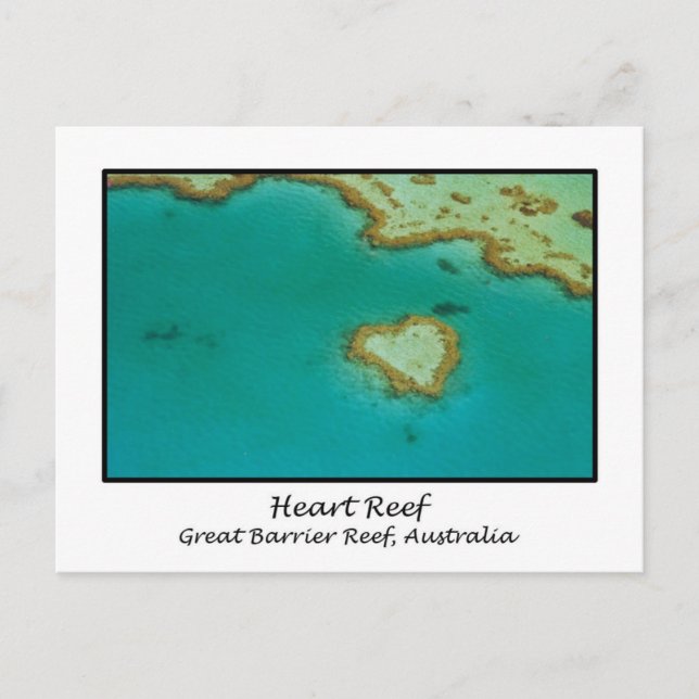 Carte Postale Heart Reef, Great Barrier Reef, Australie (Devant)