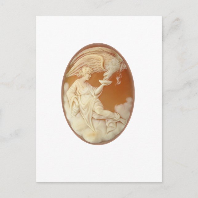 Carte Postale Hebe Nourrir l'aigle de Zeus Postcard (Devant)
