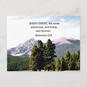 Carte Postale Hébreux 13:8