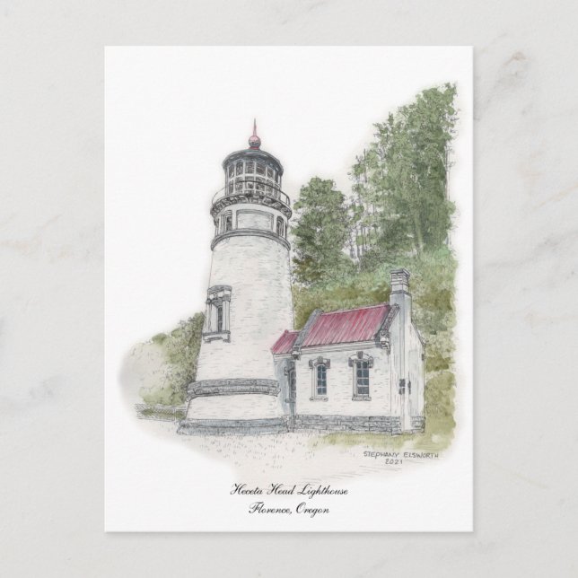 Carte postale Heceta Head Lighthouse (Devant)