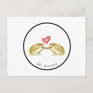 Carte postale Hedgehog Love