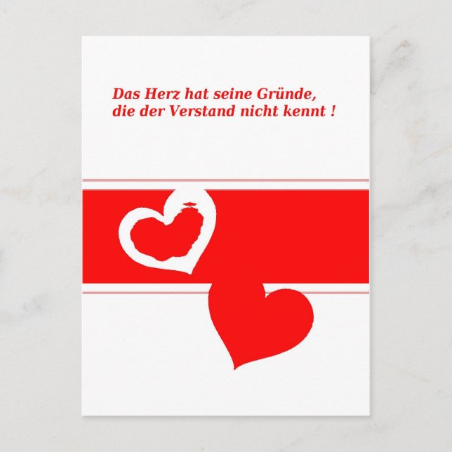 Carte Postale Heimliche Liebe (Devant)