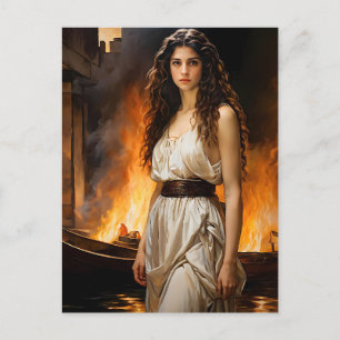 Carte Postale "Helen intemporelle : le catalyseur de Troy"