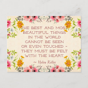 Carte postale Helen Keller