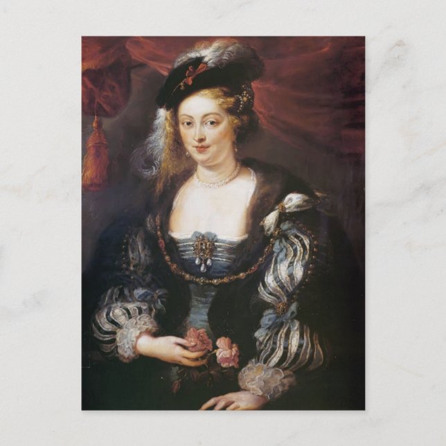 Carte Postale Helena Fourment par Peter Paul Rubens (Devant)