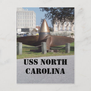 Carte Postale hélice de l'USS North