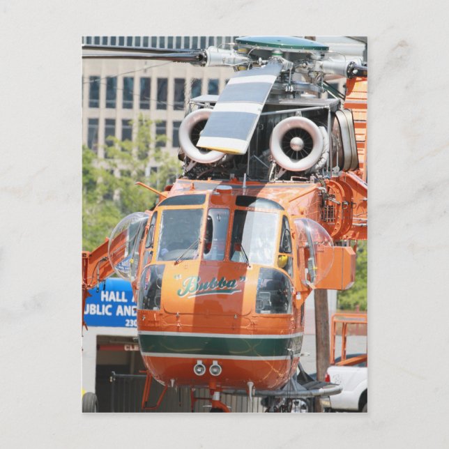 Carte Postale hélicoptère (Devant)