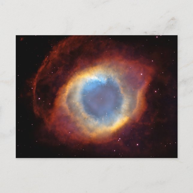 Carte Postale Helix Nebula Hubble Space (Devant)