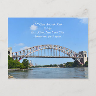Carte Postale Hell Gate Rail Bridge New York