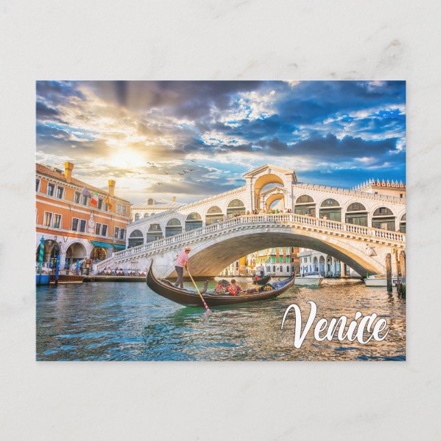 Carte Postale Hello From Venice, Italy (Devant)