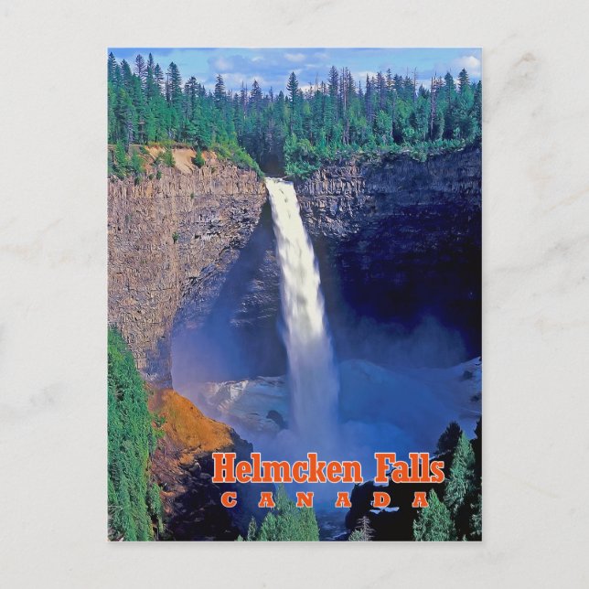 Carte Postale Helmcken Falls, Colombie-Britannique, Canada (Devant)