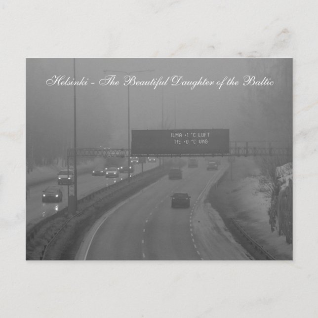 Carte Postale Helsinki, fille de la Baltique (Devant)