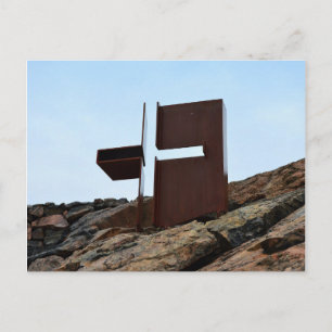 Carte Postale Helsinki, Finlande, Rock Church Cross