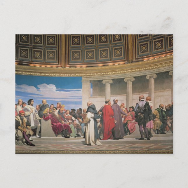 Carte Postale Hémicycle : Artistes de tous âges, détail de la dr (Devant)