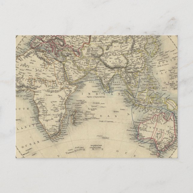 Carte Postale Hémisphère oriental 4 (Devant)