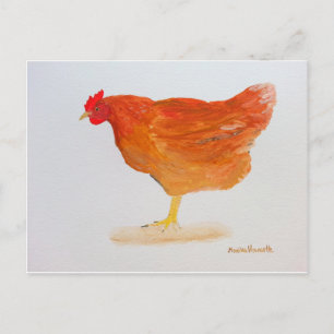 Carte Postale Hen