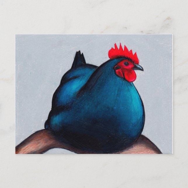 Carte Postale Hen de poulet australorp (Devant)