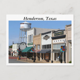 Carte Postale Henderson, Texas