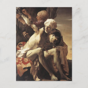 Carte Postale Hendrick Terbrugghen-St. Sebastian Tended par Irèn