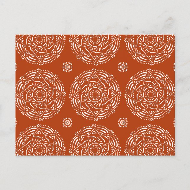 Carte Postale Henna Mandala (Devant)