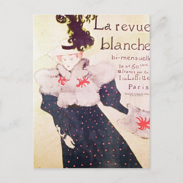 Carte Postale Henri de Toulouse-Lautrec | Publicité d'affiche 'L (Devant)