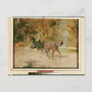 Carte Postale Henri de Toulouse-Lautrec   Un panier à chiens
