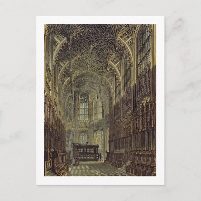 Carte Postale Henri la septième chapelle, plaque 8 de 'Westminst (Devant)